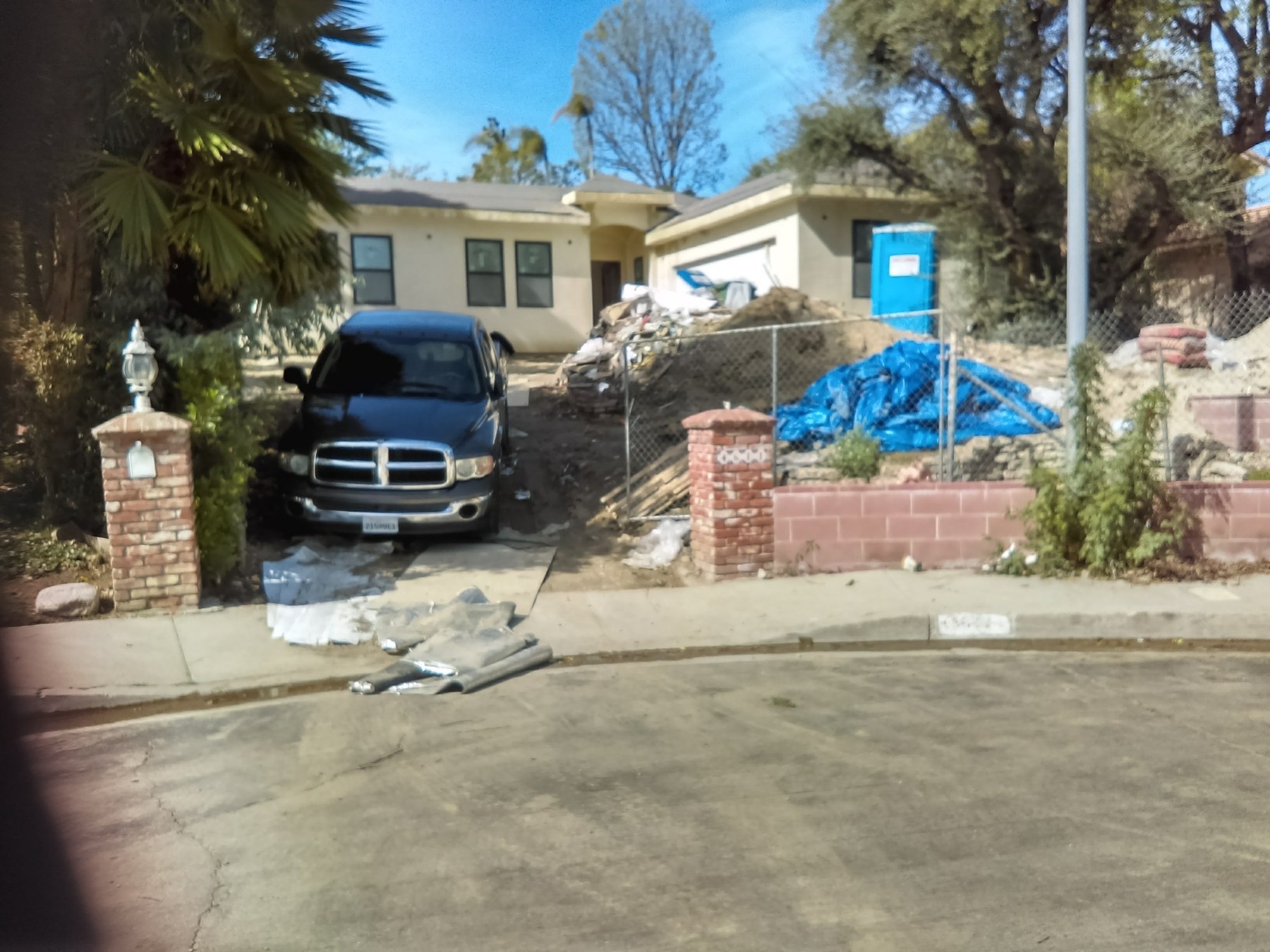 Front entry construction before