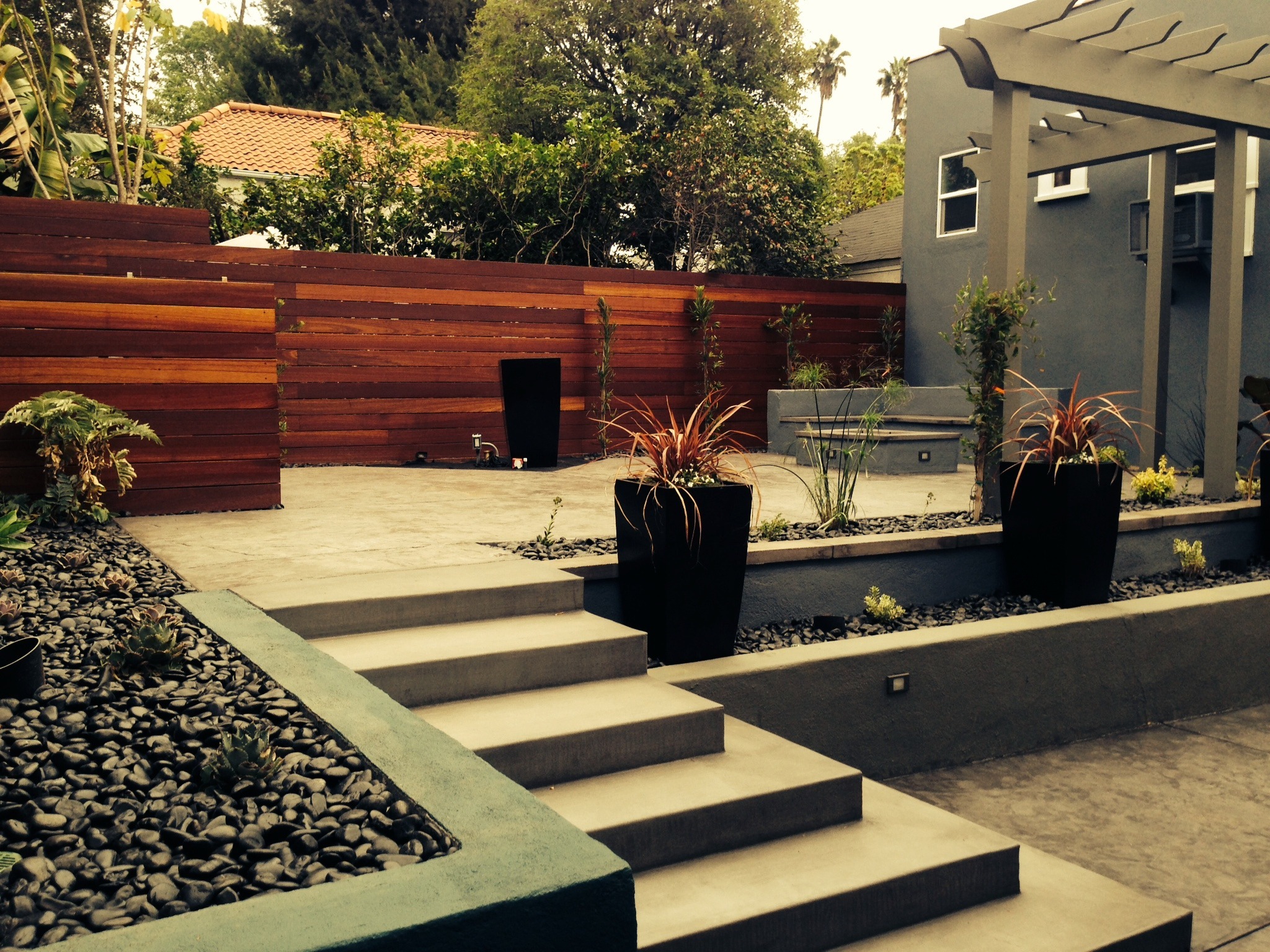 Fire-conscious foothill landscape